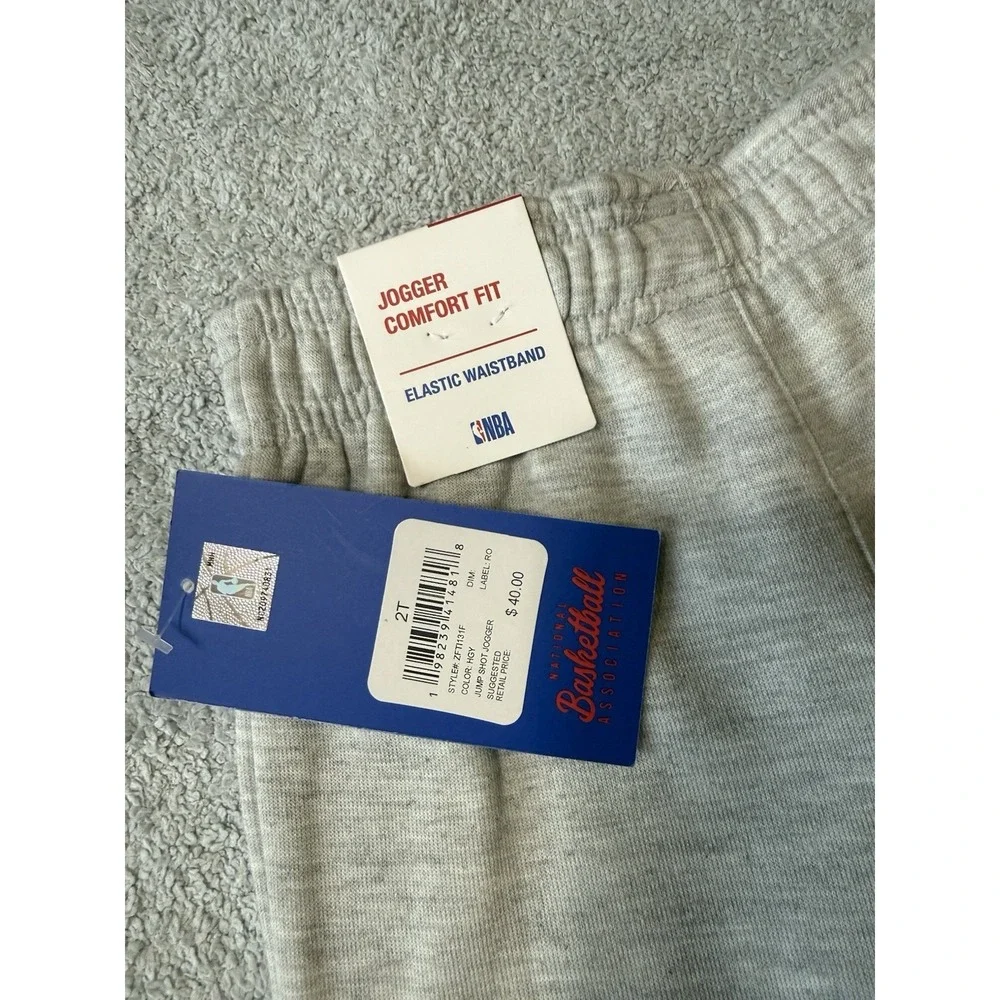 SALE - 3/$25 NWT‎ - NBA Jogger Sweatpants Gray Toddler Size 2T